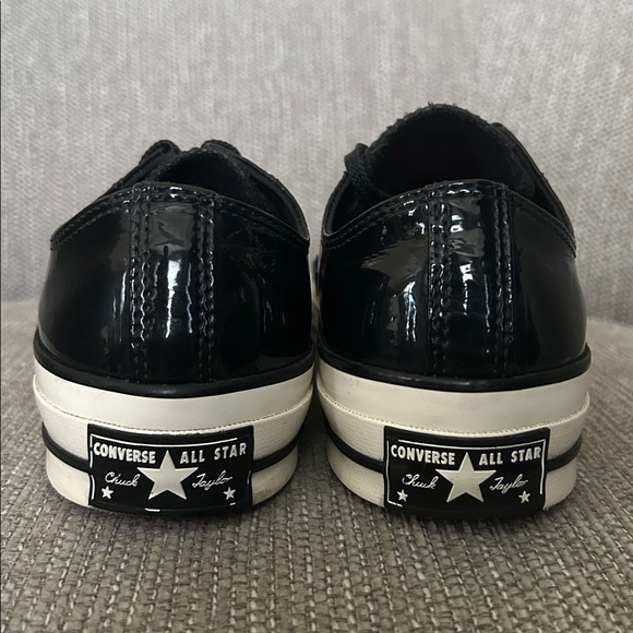 Converse Chuck 70 Ox’ Black Patent Sneakers - Picture 4 of 7